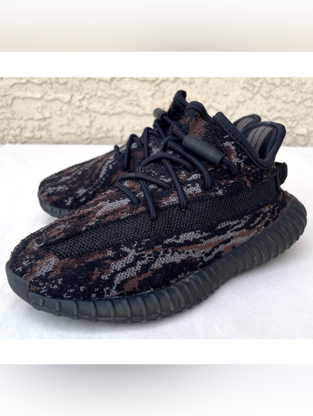 Adidas Yeezy Boost 350 V2 MX Kids Size US 12.5K Black Gray Rock Preschool GW3775